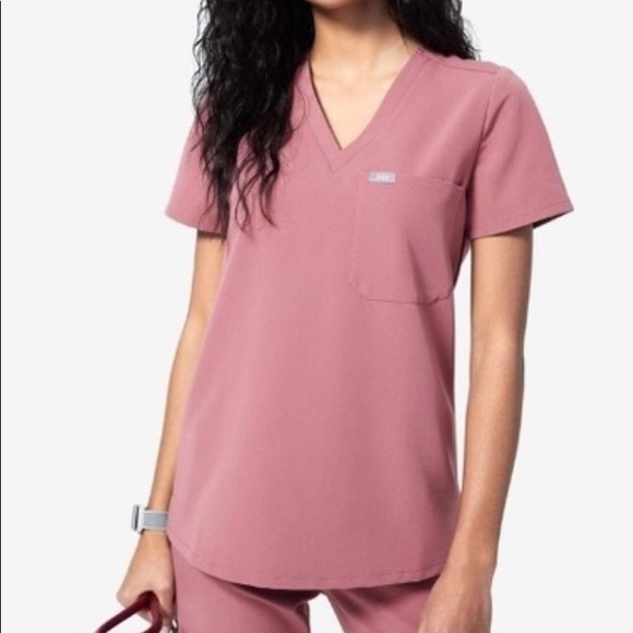 Figs Tops Rare Figs Original Mauve Catarina Scrub Top Poshmark